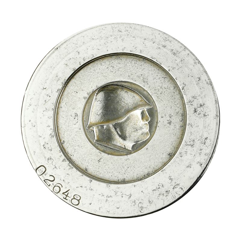 N Profilo del Duce con Elmetto 48 X 44 MM