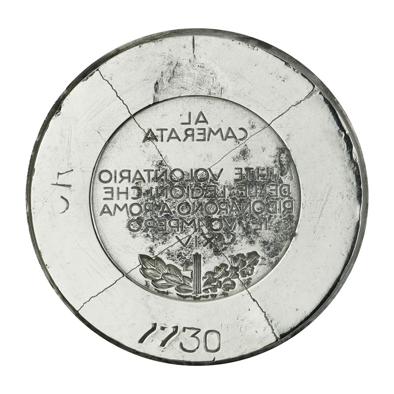N al Camerata Milite Volontario delle Legioni che Ridonarono a Roma il Suo Impero XIV 52 X 46 MM