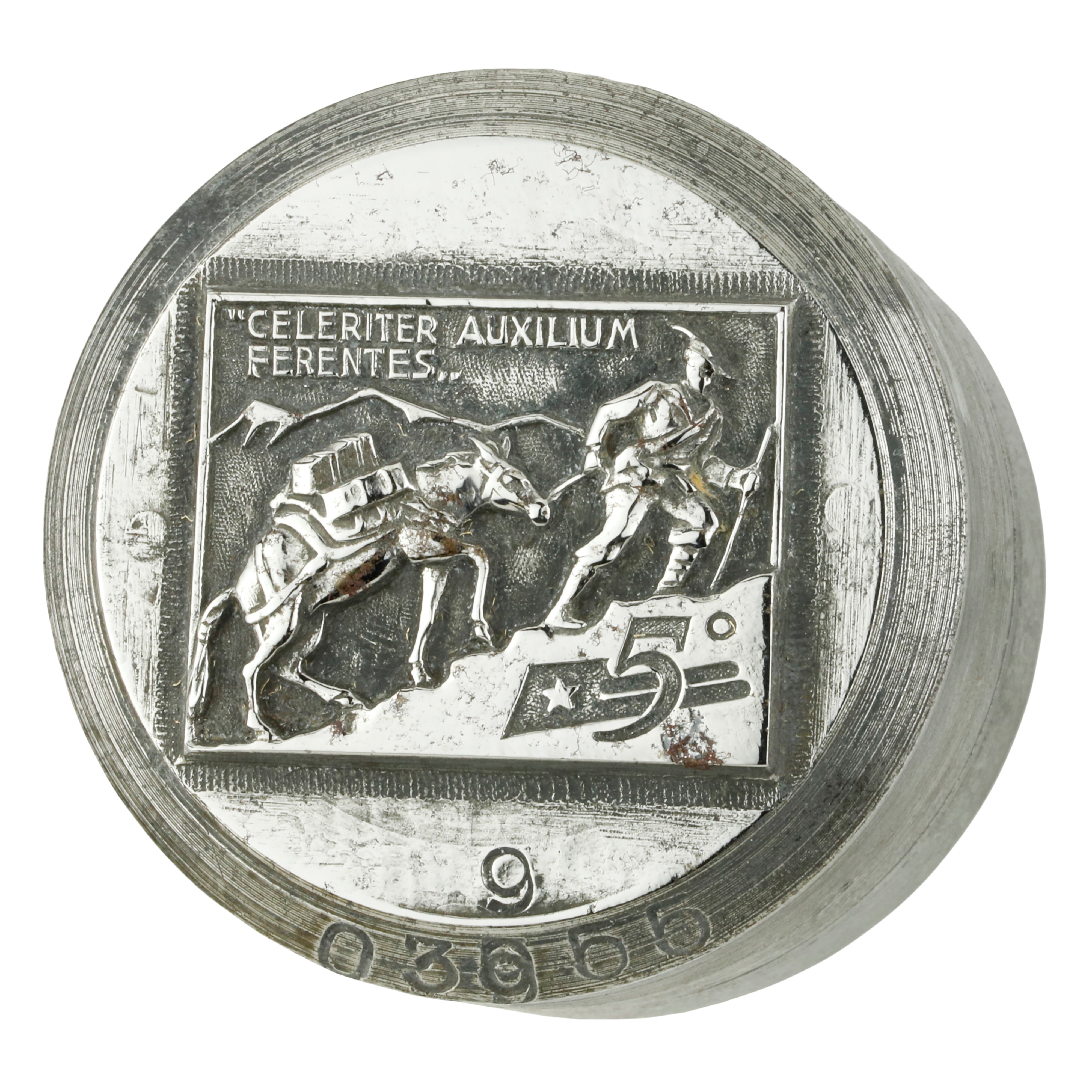 P Celeriter Auxilium Ferentes 46 X 40 MM