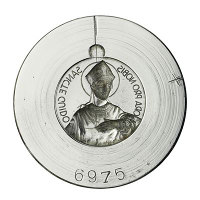 N Sancte Guido Ora Pro Nobis 46 X 39 MM