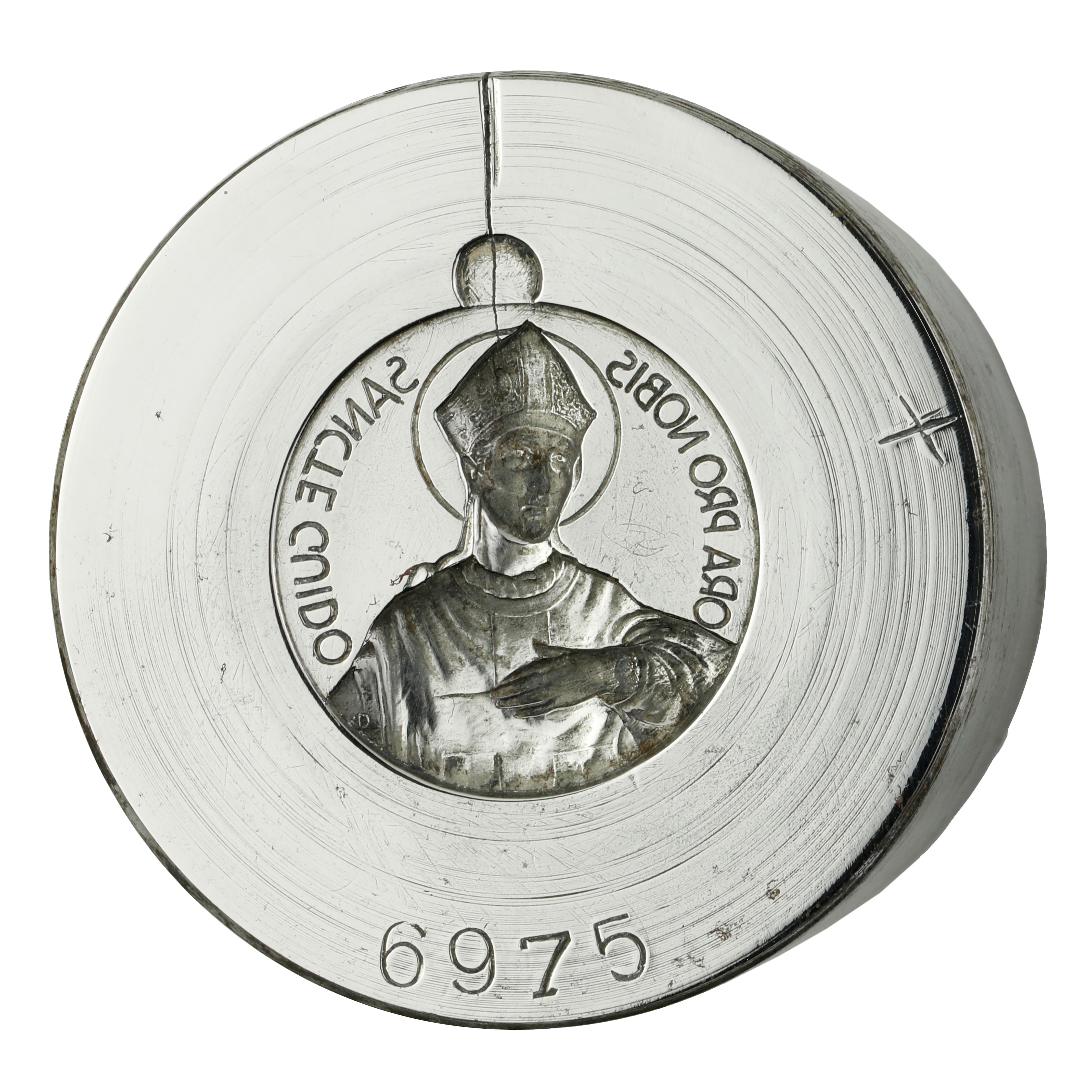 N Sancte Guido Ora Pro Nobis 46 X 39 MM