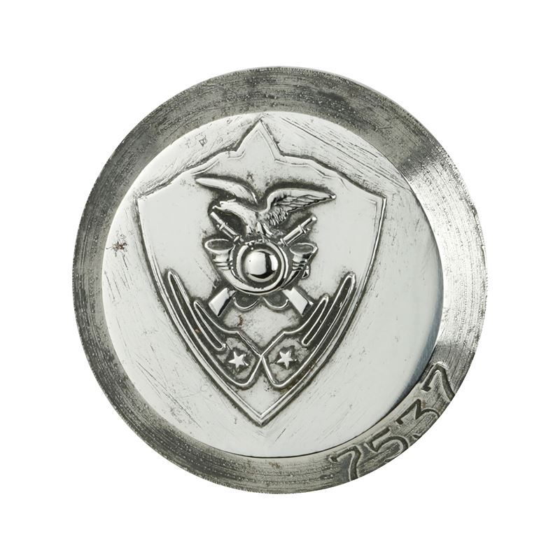 P Aquila Corno Fucili e Mostrine 34 X 32 MM
