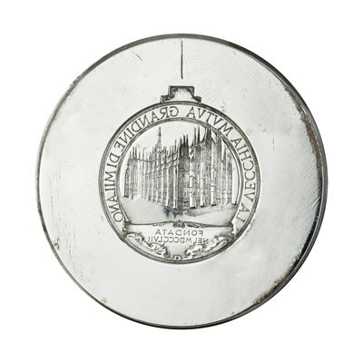 N la Vecchia Mutua Grandine di Milano Fondata nel MDCCCLVII 52 X 39 MM