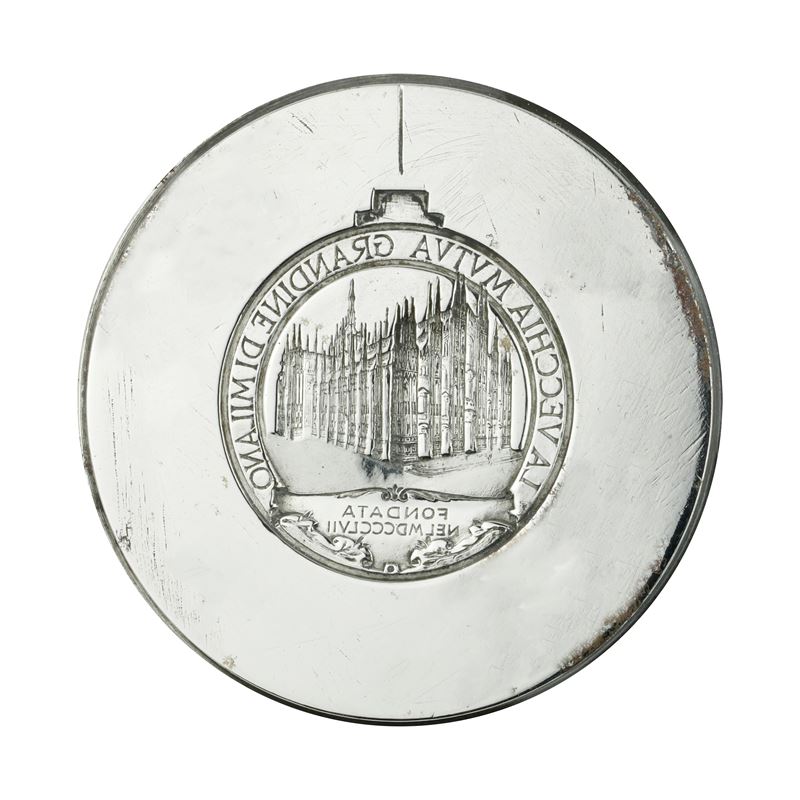 N la Vecchia Mutua Grandine di Milano Fondata nel MDCCCLVII 52 X 39 MM