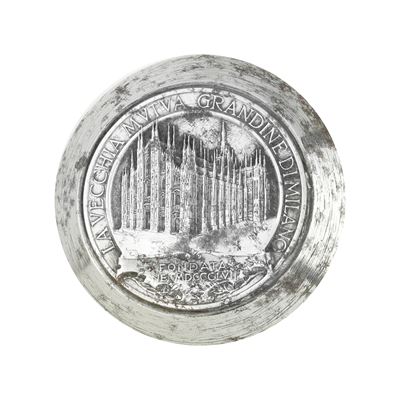 P la Vecchia Mutua Grandine di Milano Fondata nel Mcdccivii 36 32 MM