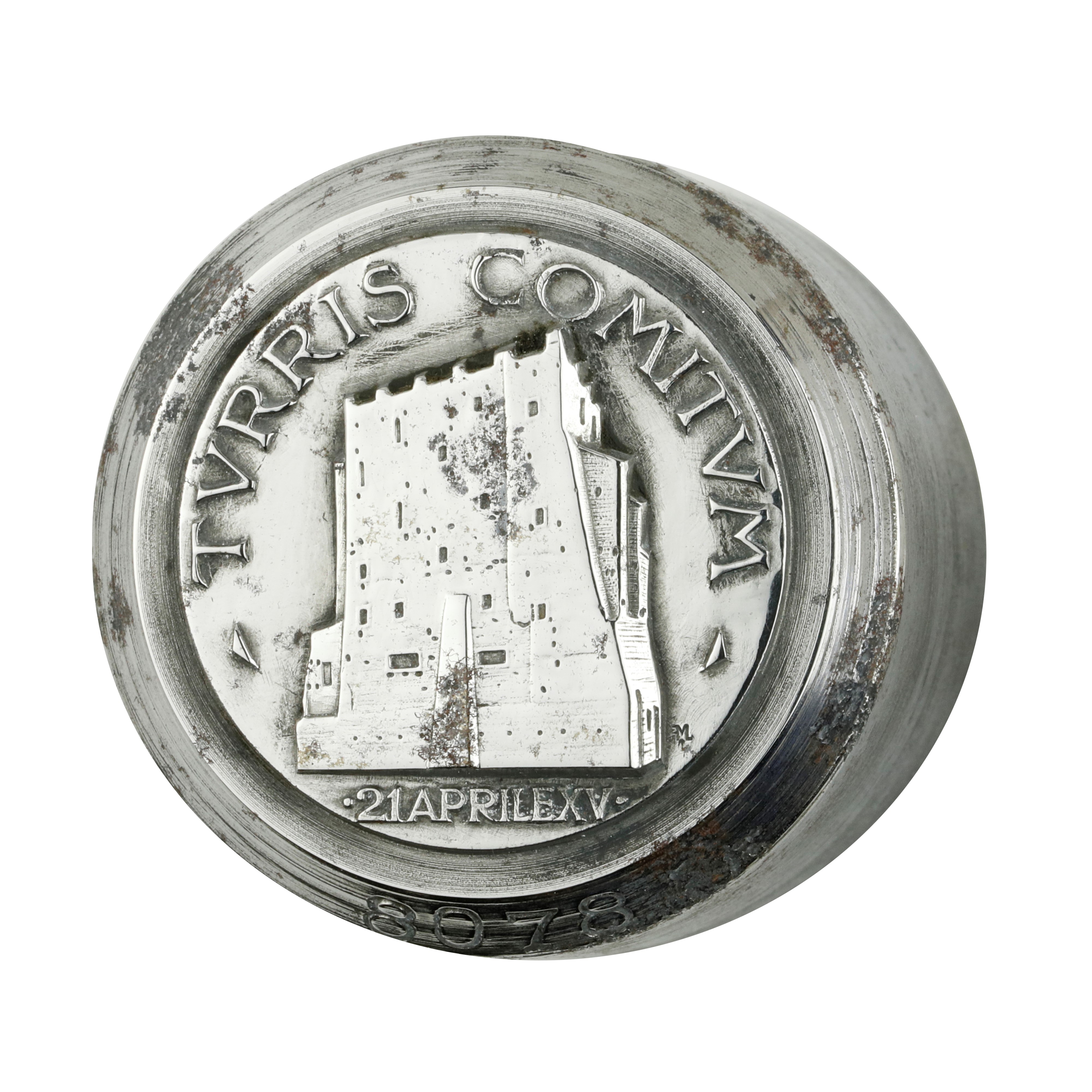 P Turris Comitum 21 Aprile XV° 41 X 39 MM