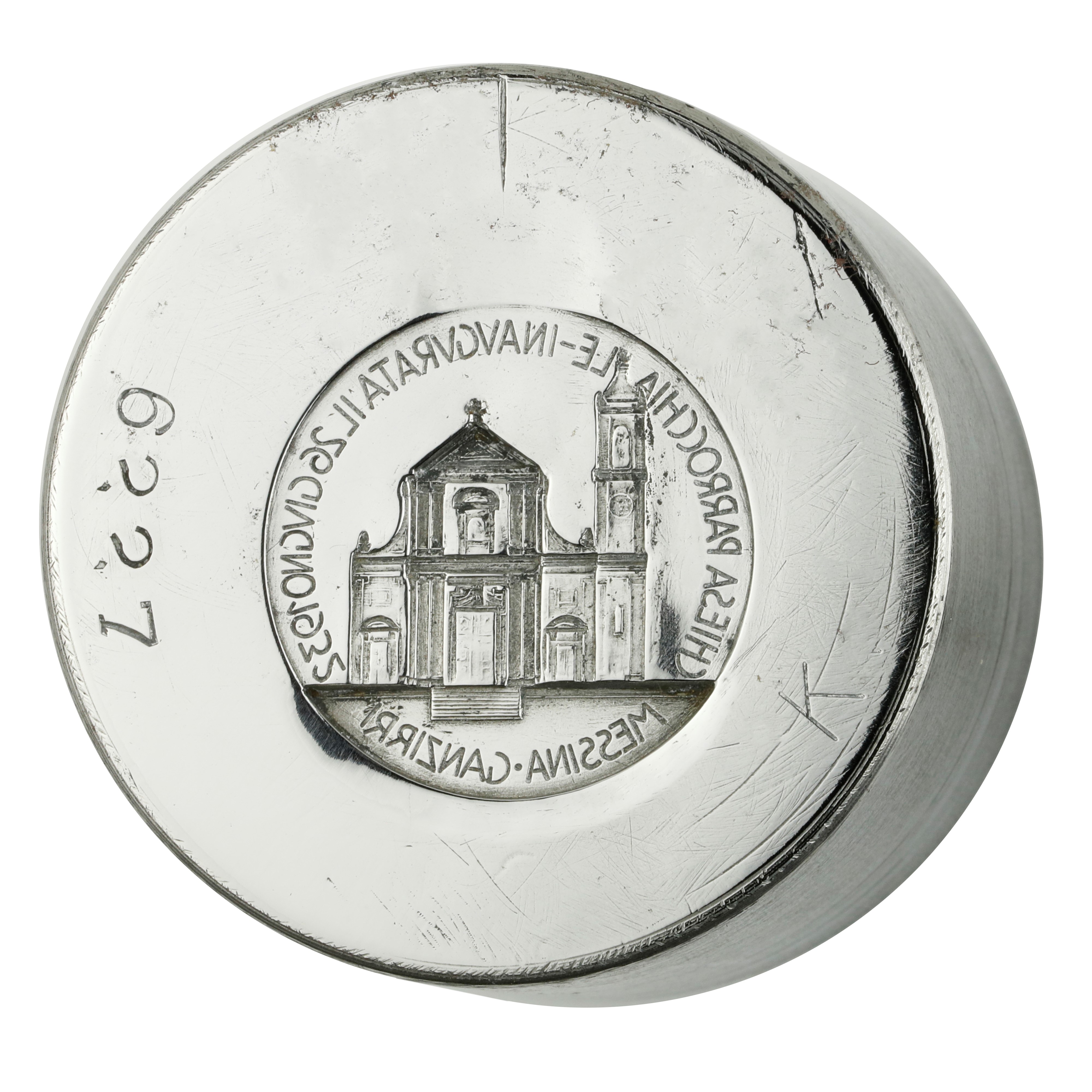 N Chiesa Parrochiale Inaugurata il 26 Giugno 1935 Messina Ganzirri 52 X 43 MM