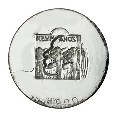 N I° Zona M.V.s.n Milizia Volontaria per la Sicurezza Nazionale 53. X 44 MM