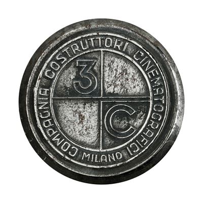 P 3 C Compagnia Costruttori Cinematografici Milano 50 X 45 MM
