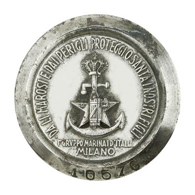 P dai Marosi e dai Perigli Proteggi Santa i Nostri Figli I° Gruppo Marinai D'italia Milano 48 X 4...