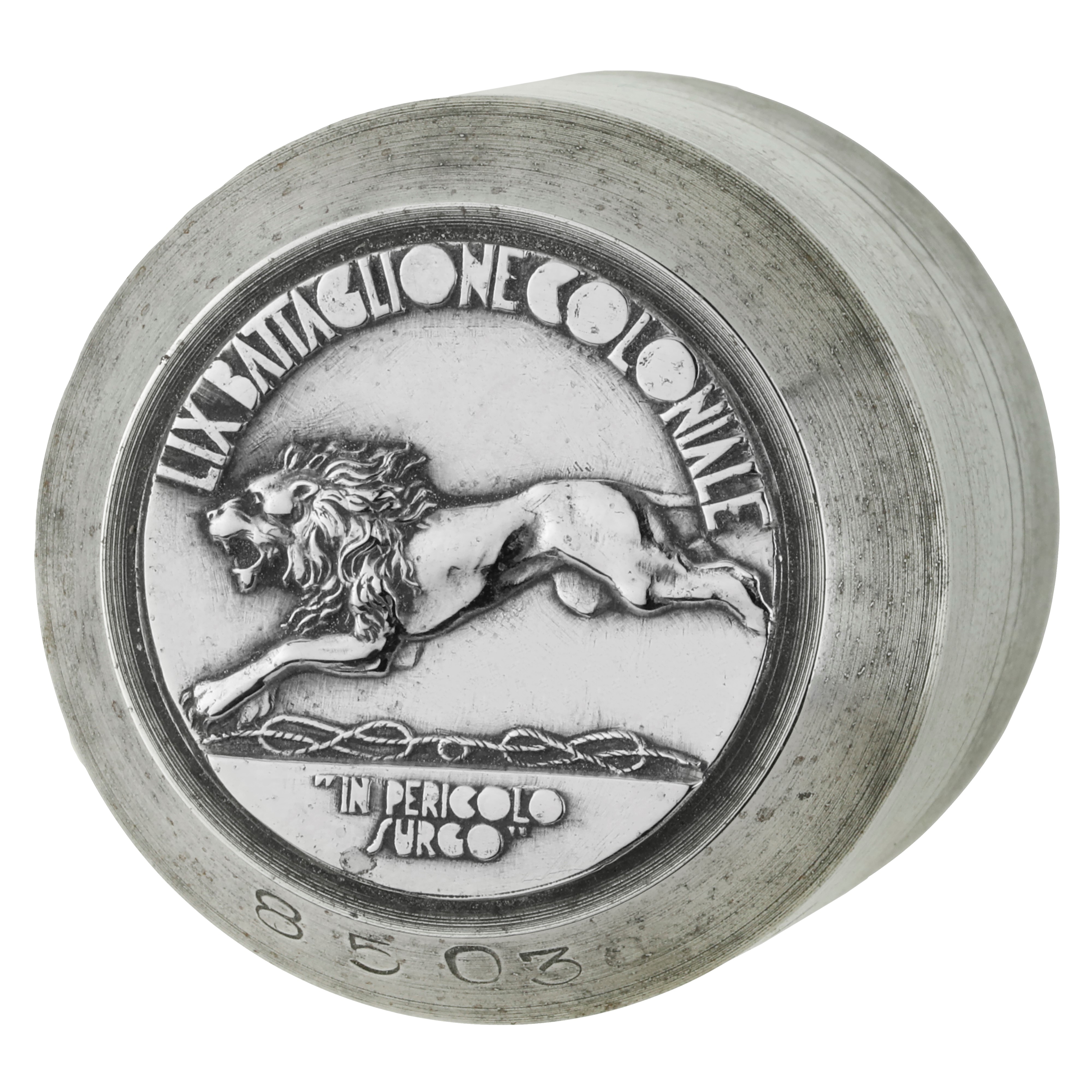 P LIX Battaglione Coloniale "in Pericolo Surgo" 41 X 40. MM