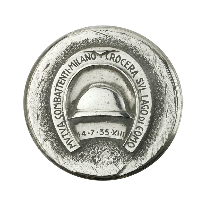 P Mutua Combattenti Milano Crocera sul Lago di Garda 14-7-35 XIII 37 X 31 MM