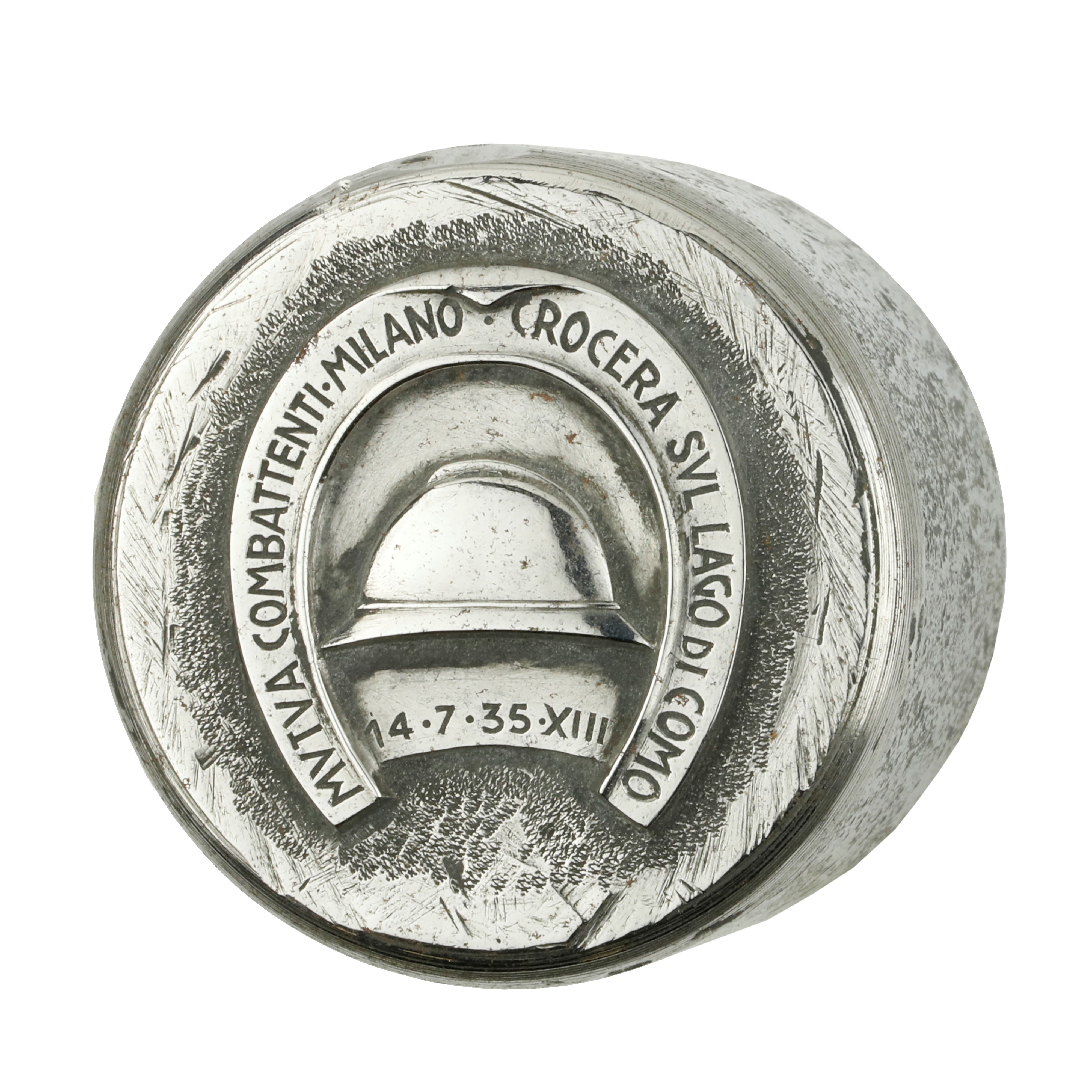 P Mutua Combattenti Milano Crocera sul Lago di Garda 14-7-35 XIII 37 X 31 MM