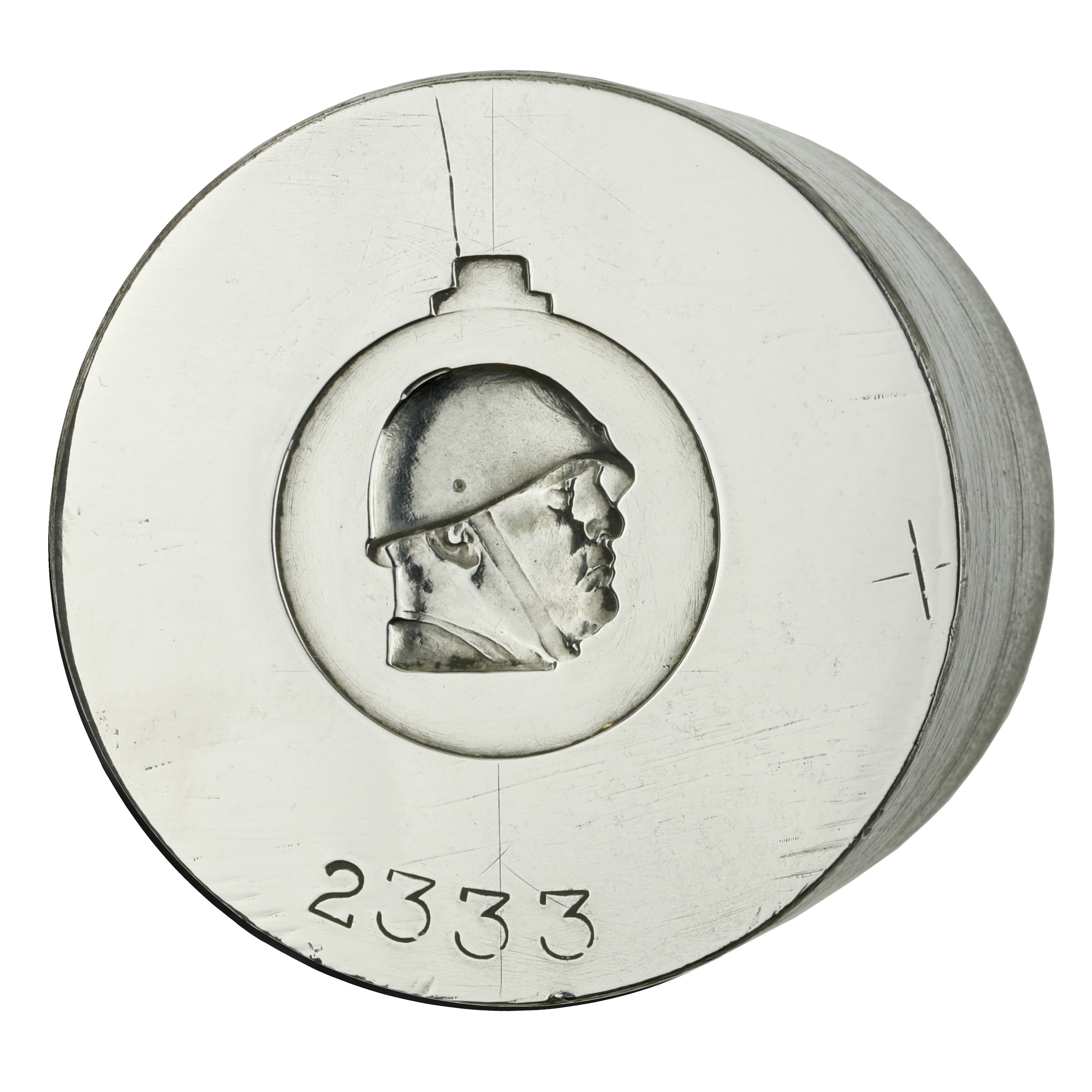 N Profilo di Benito Mussolini con Elmetto 47 X 41 MM