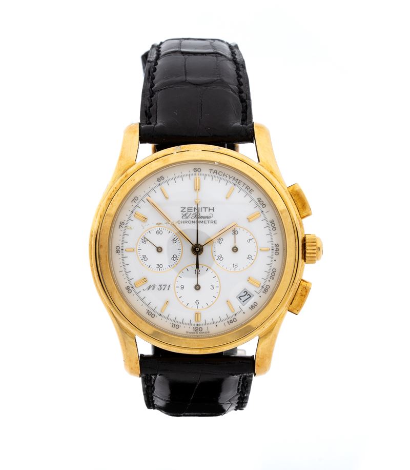 Zenith - El Primero: cronografo automatico in oro (serie commemorativa 700 anni della Confederazi...