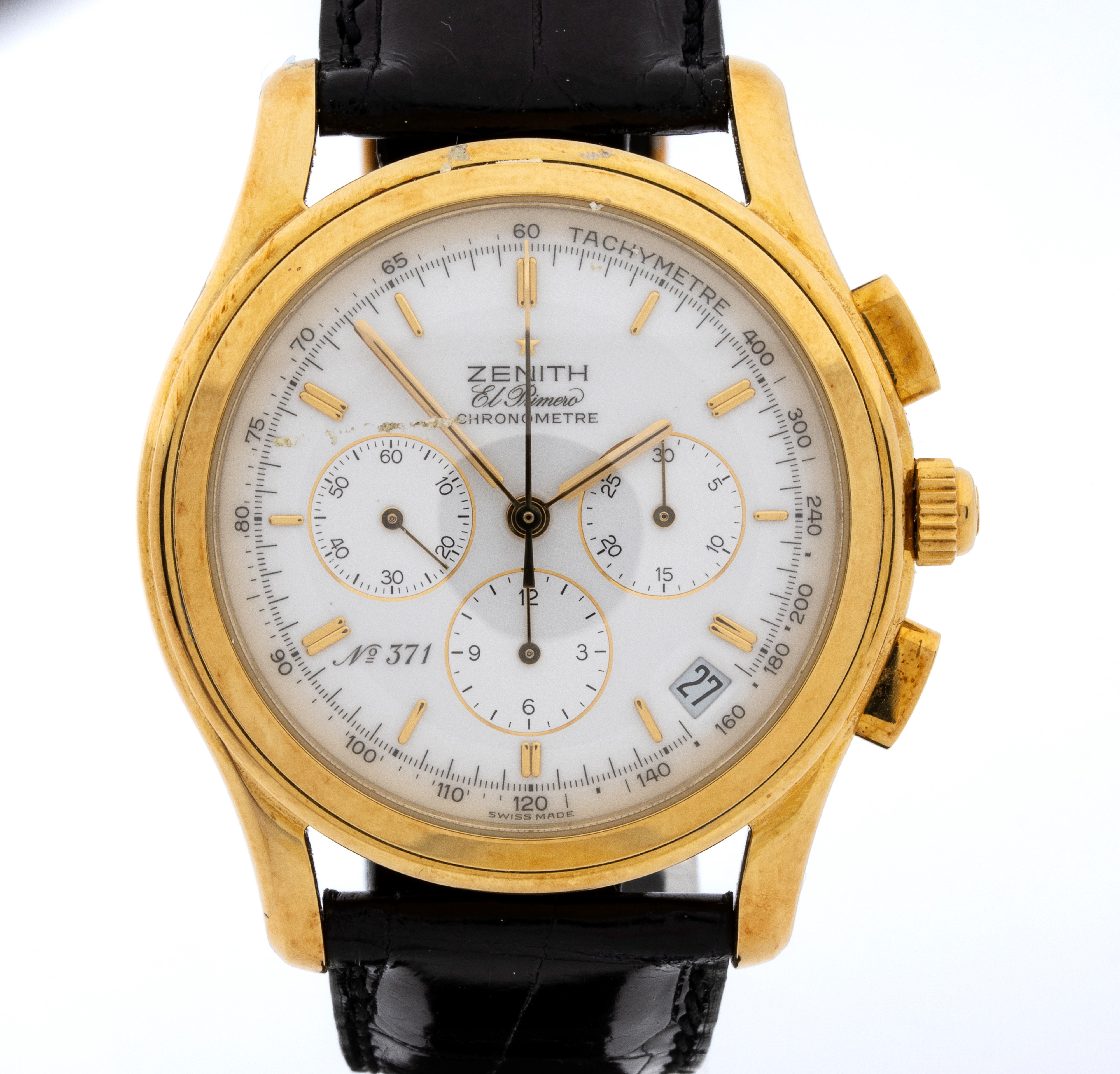 Zenith - El Primero: cronografo automatico in oro (serie commemorativa 700 anni della Confederazi...