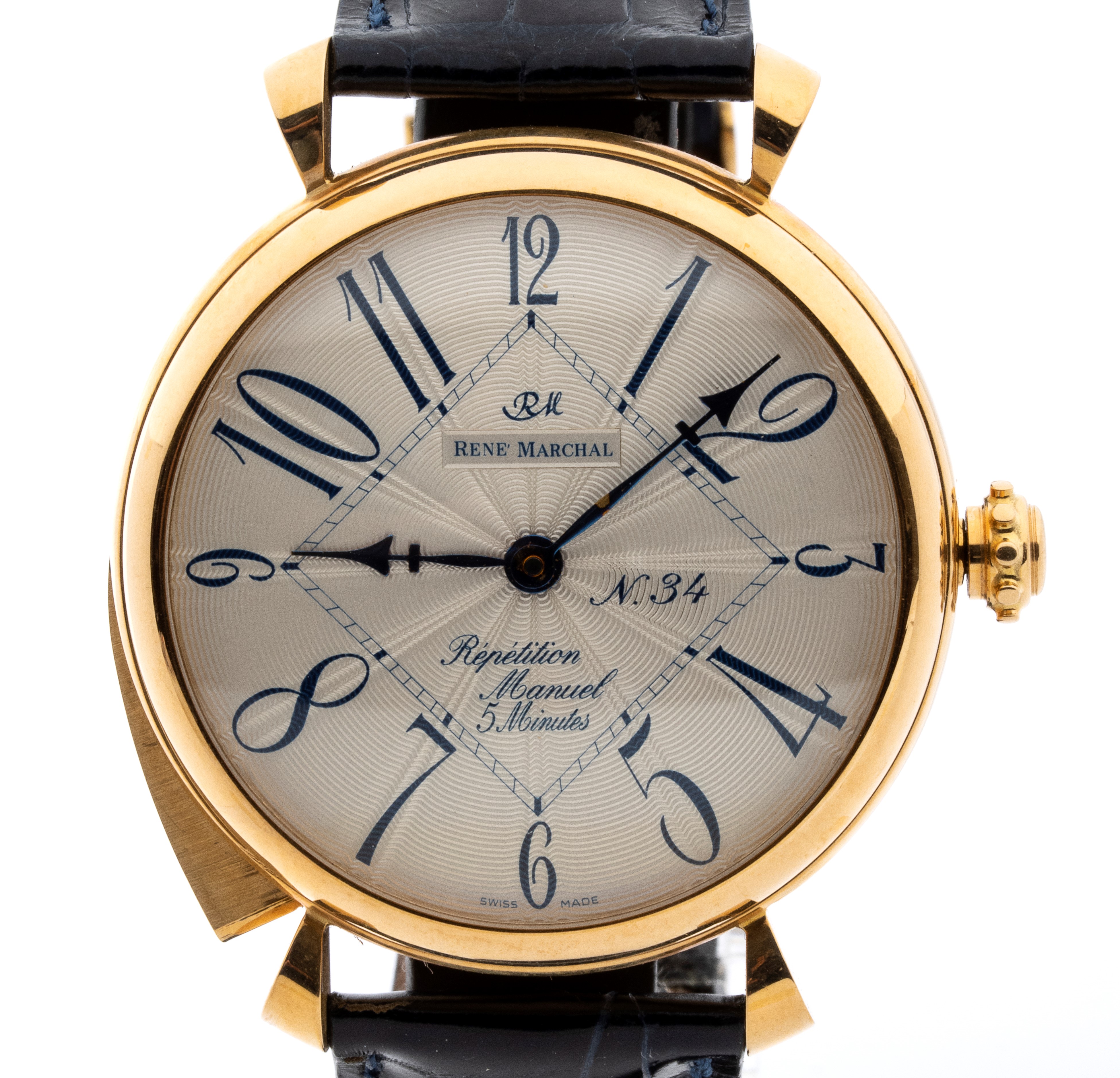 Renè Marchall - Orologio da polso in oro con ripetizione minuti