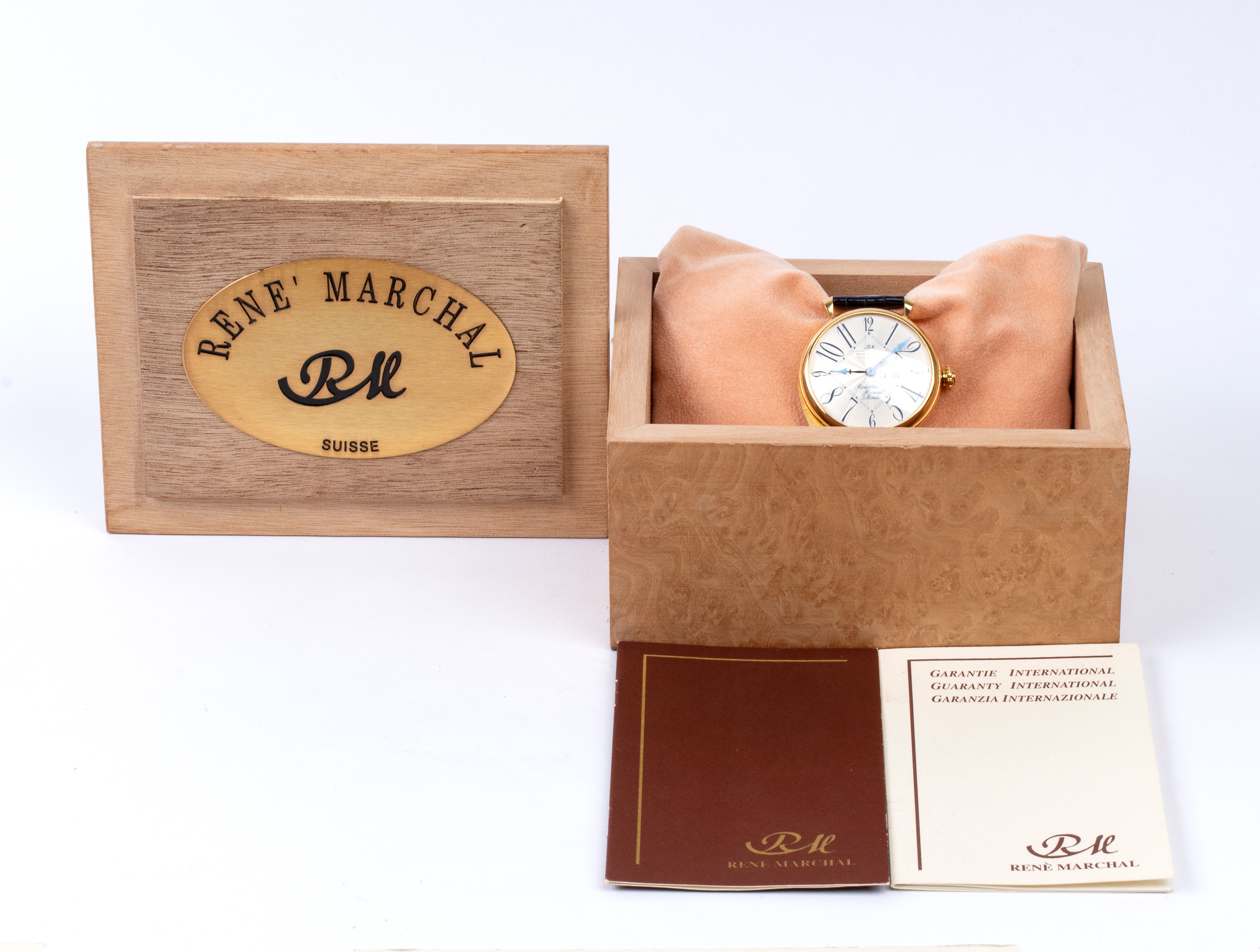 Renè Marchall - Orologio da polso in oro con ripetizione minuti