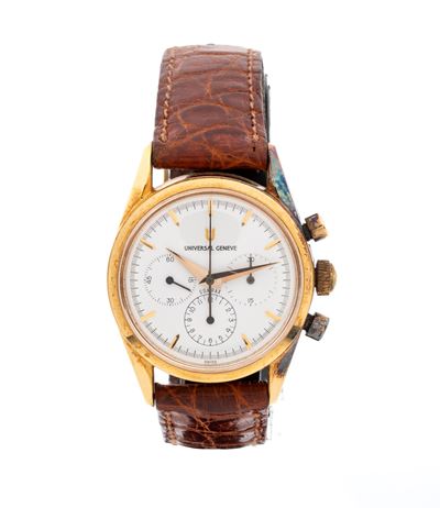 Orologio da polso in oro con cronografo manuale (referenza 484.440)