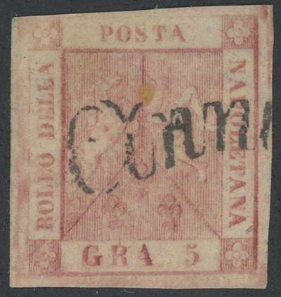 Napoli - 5gr. con Filigrana Lettere