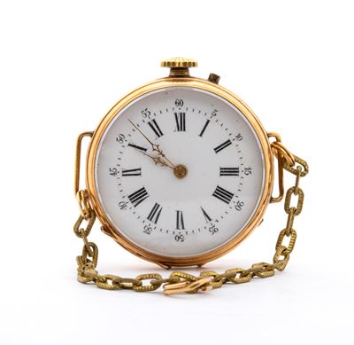 Orologio da tasca in oro, XIX secolo