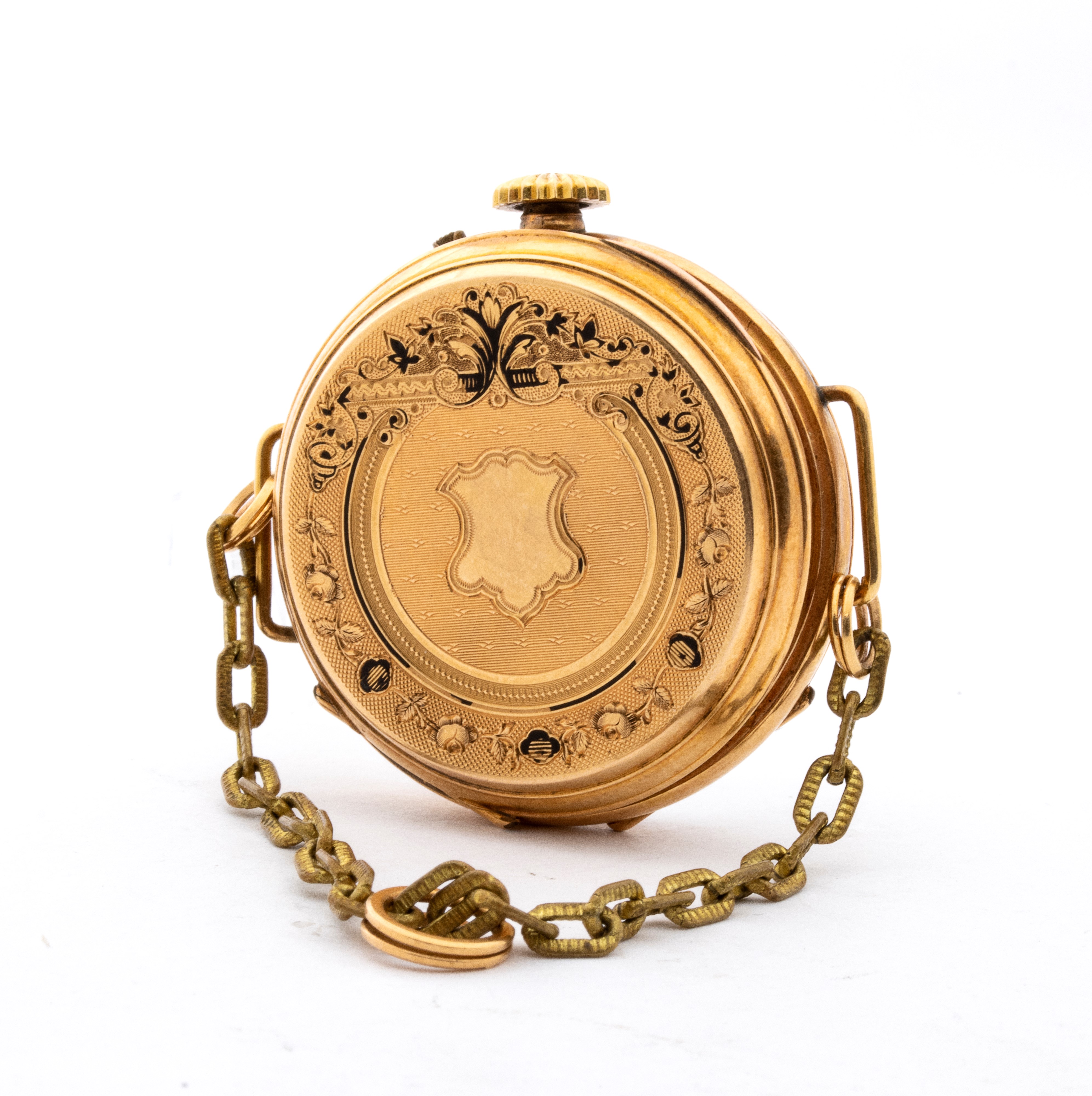 Orologio da tasca in oro, XIX secolo