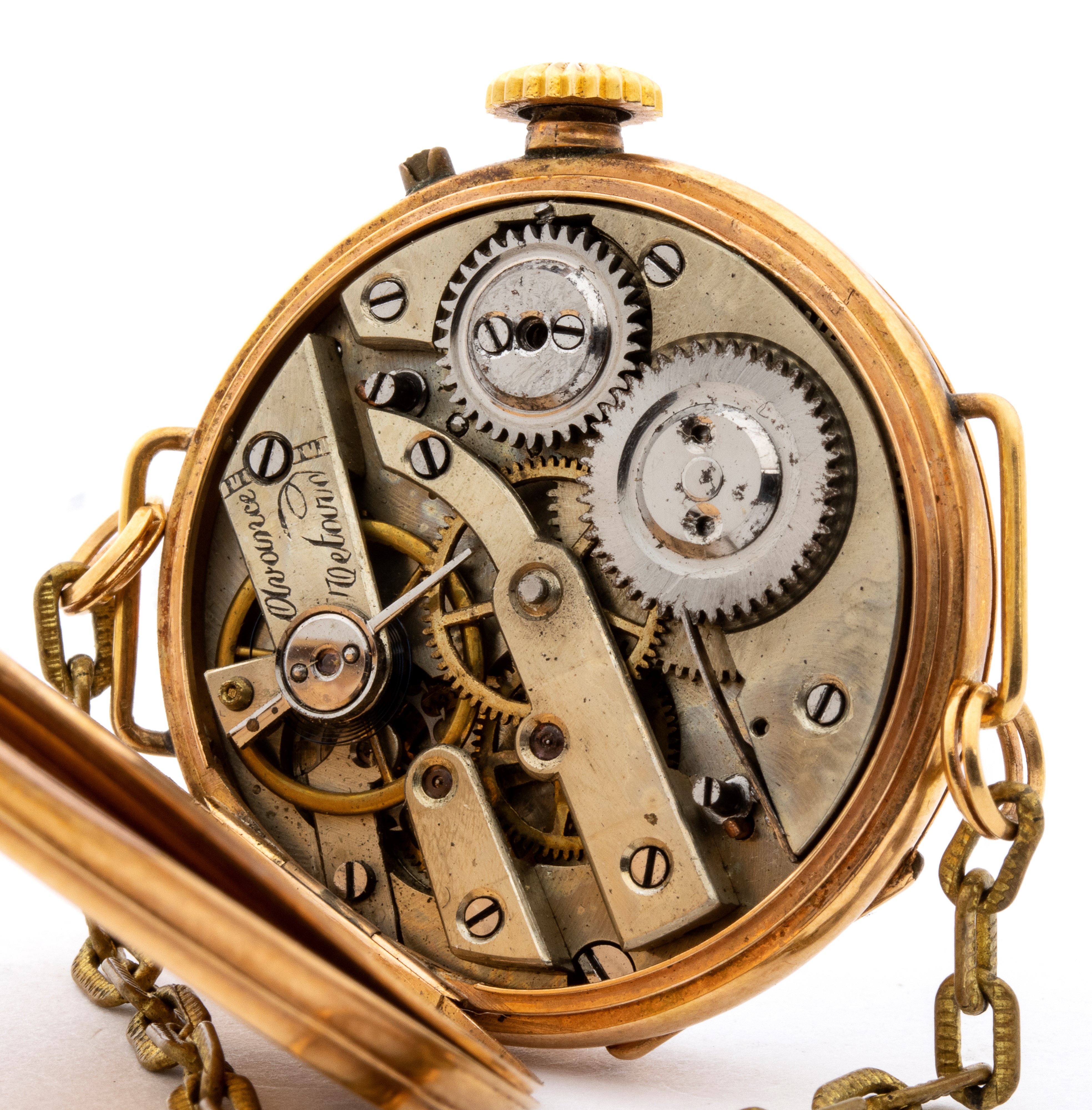 Orologio da tasca in oro, XIX secolo