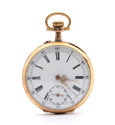 Orologio da tasca in oro, inizio XX secolo