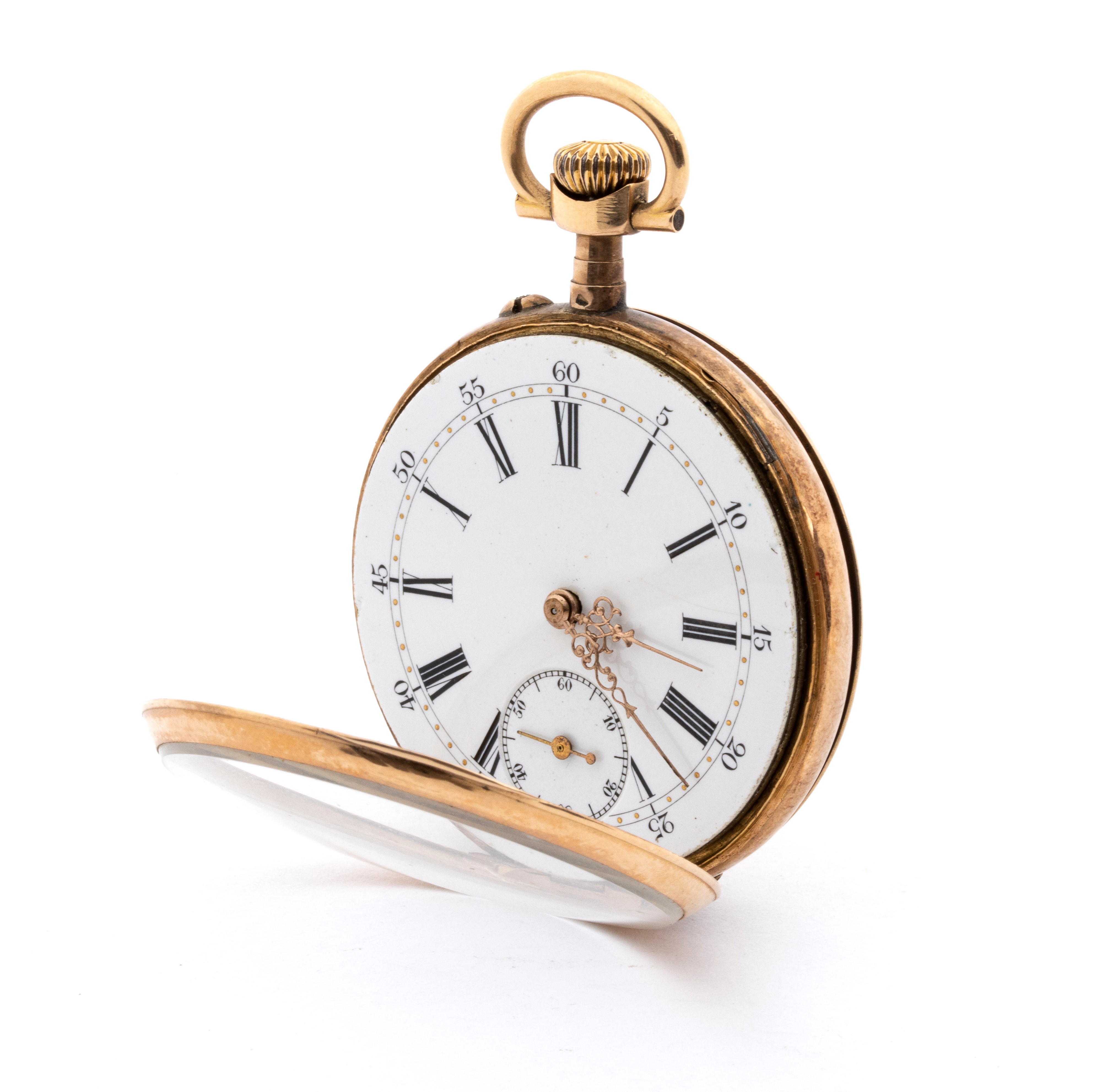 Orologio da tasca in oro, inizio XX secolo