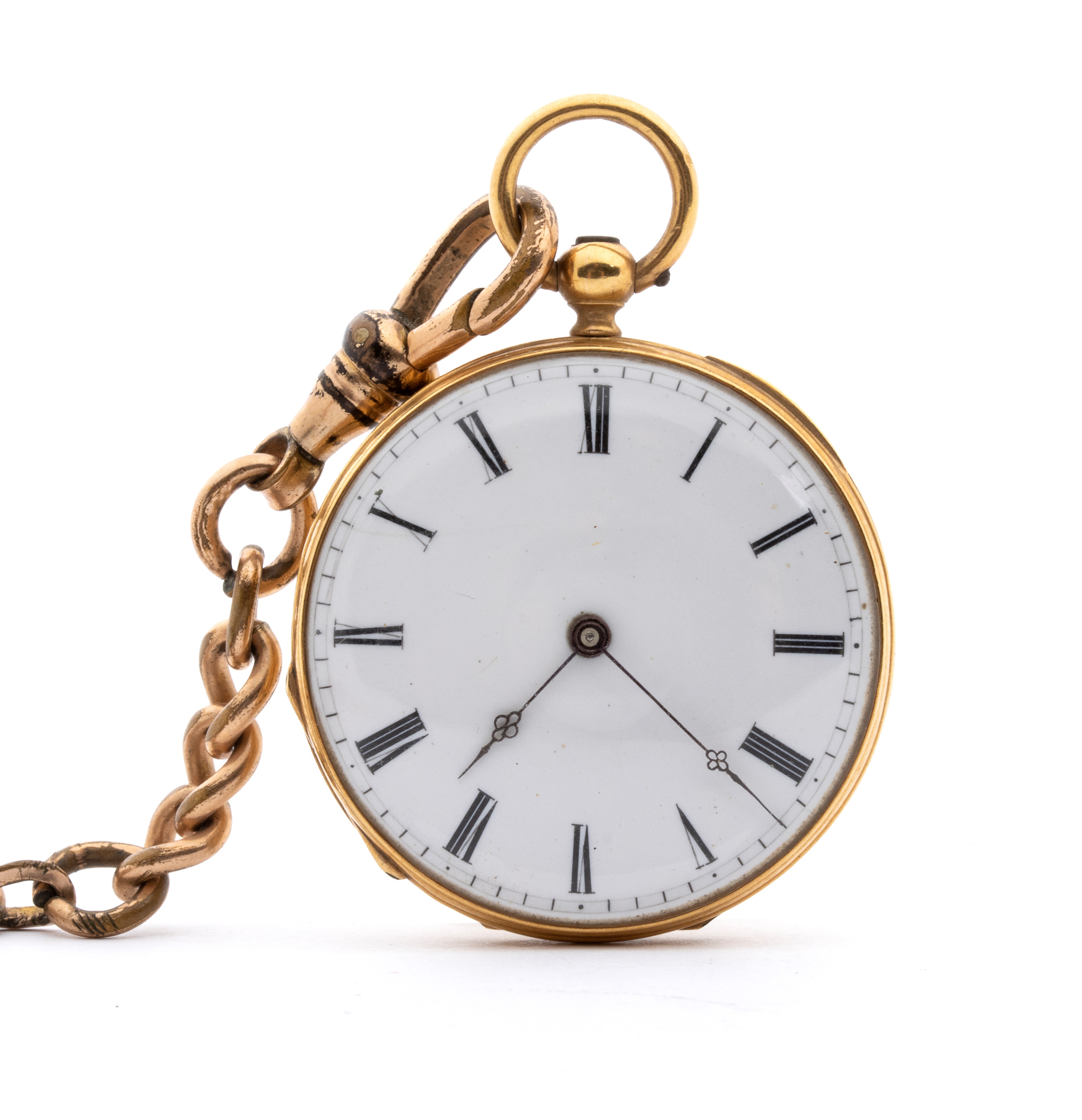 Orologio da tasca in oro, fine XIX secolo