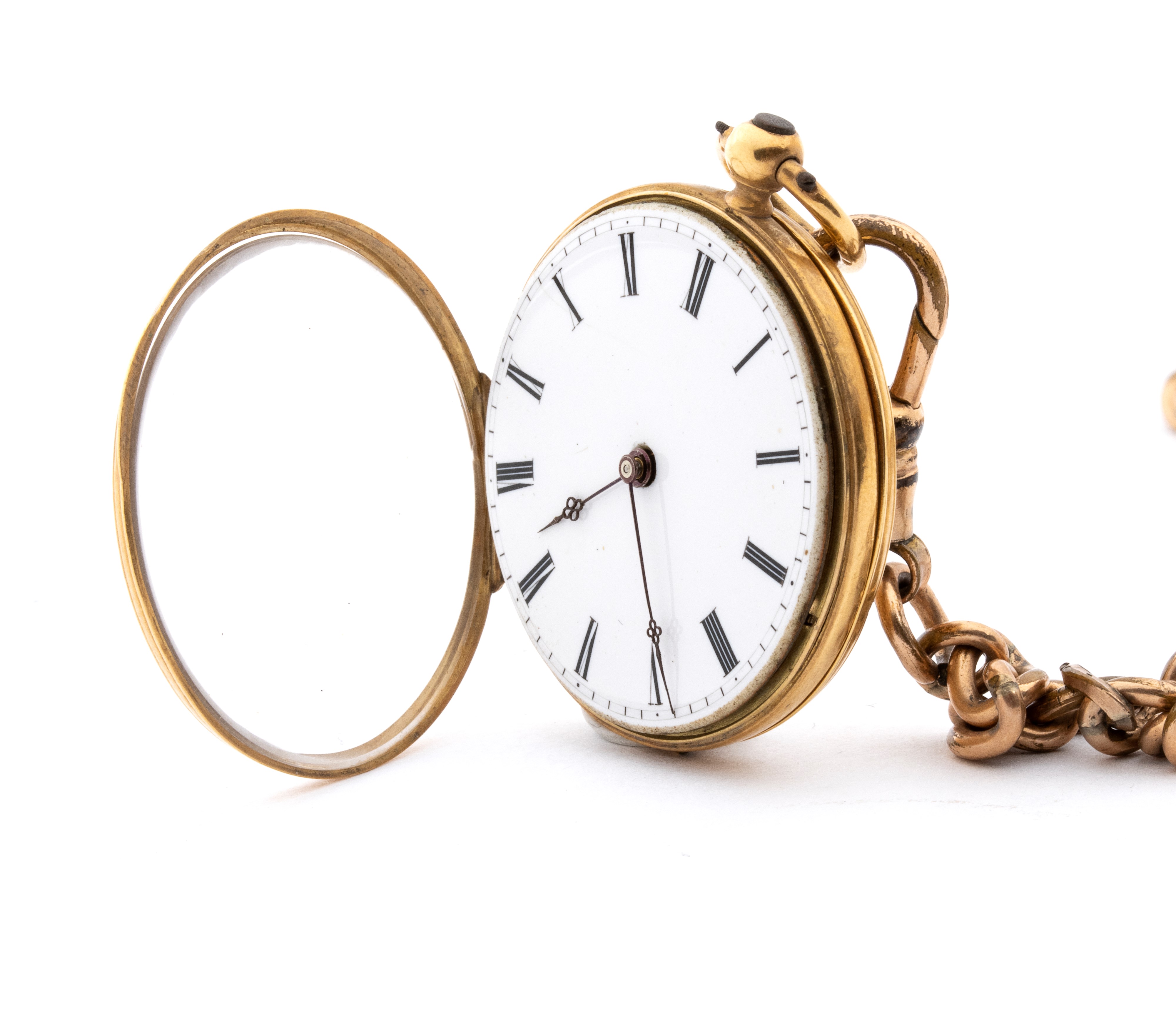 Orologio da tasca in oro, fine XIX secolo