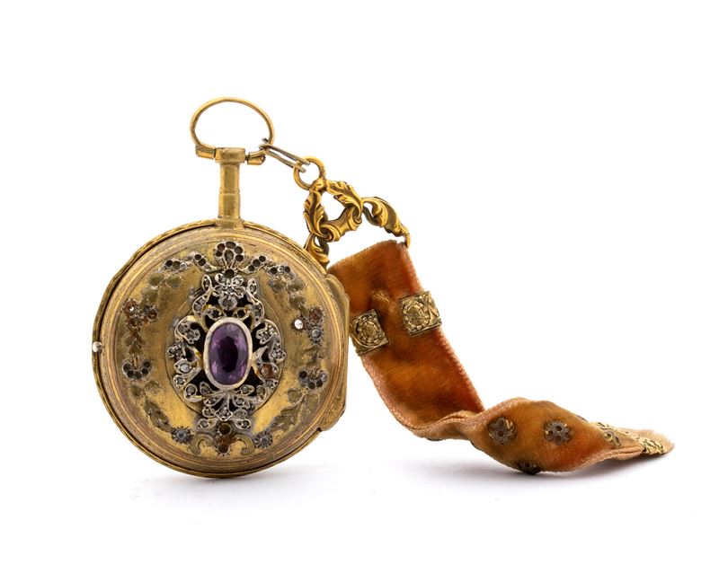 Orologio da tasca in oro, XIX secolo
