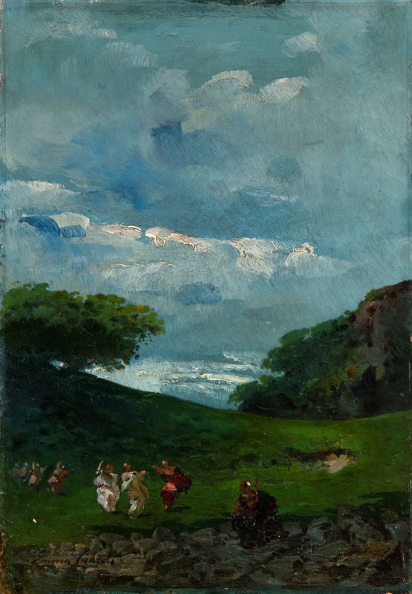 EMMA CIARDI - Landscape with figures
