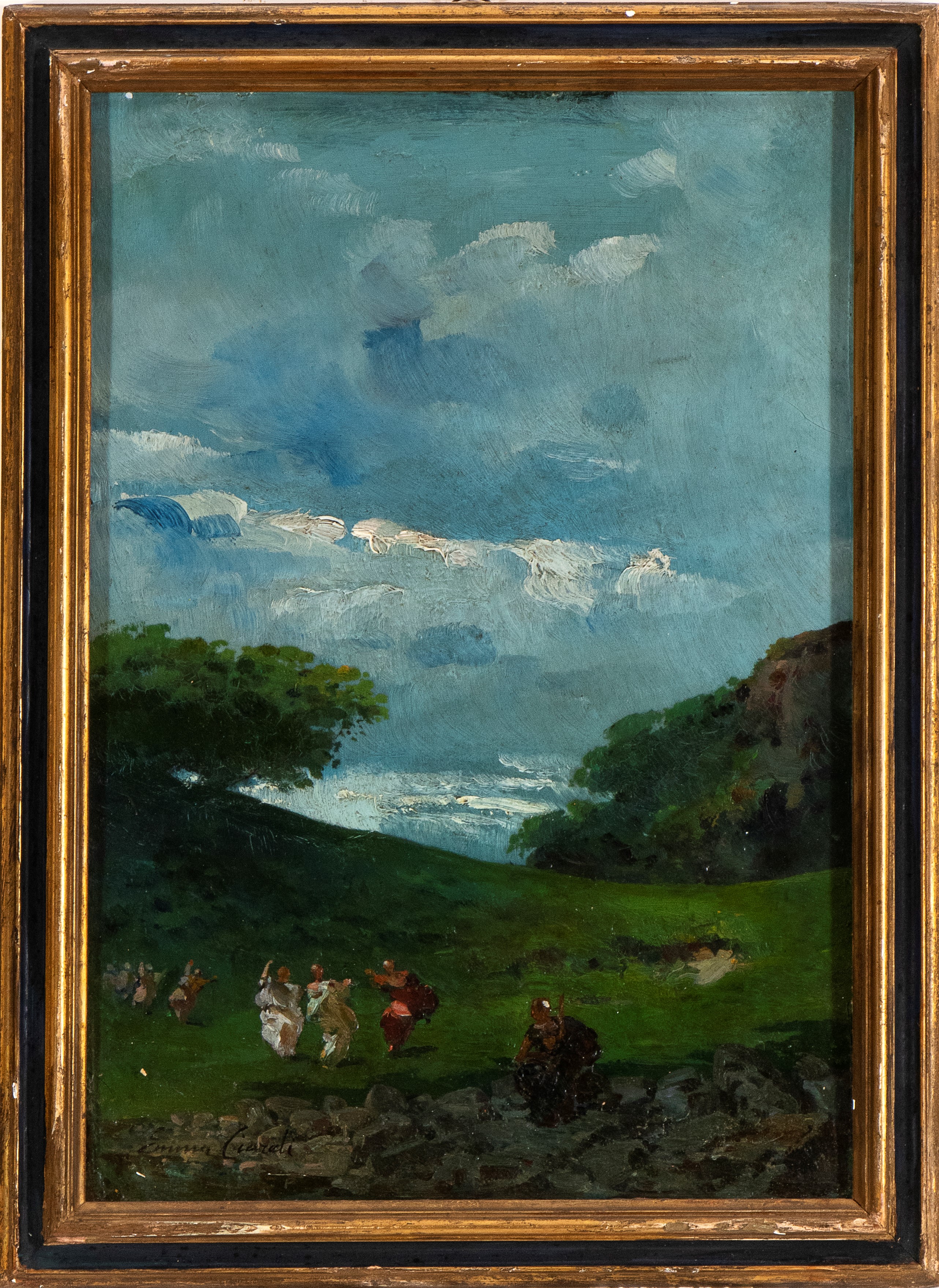 Paesaggio con figure