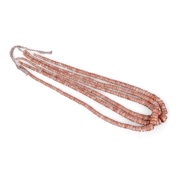 3 pink coral strands 