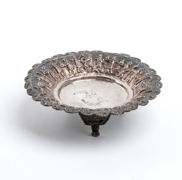 Solid silver oriental centerpiece