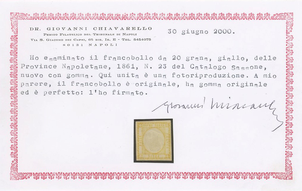 Prov. Napoletane - 20 Gr.
