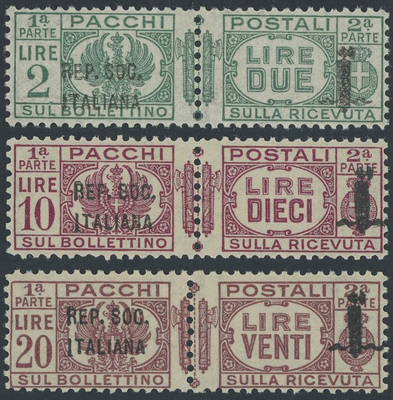 R.S.I. Pacchi Postali, gli alti valori.