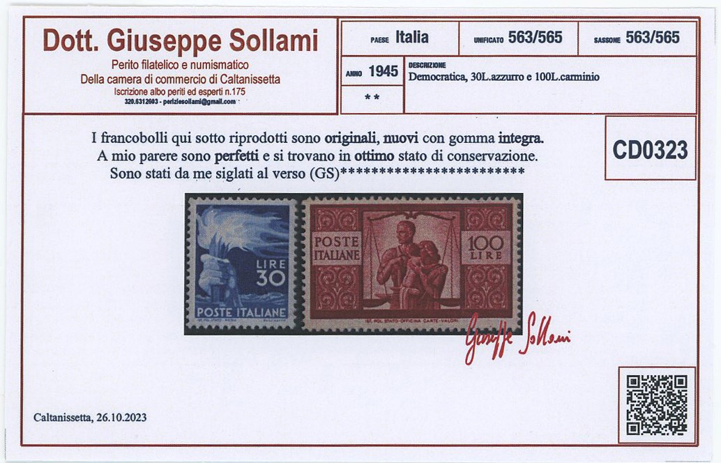 Repubblica - Democratica, i due alti valori.