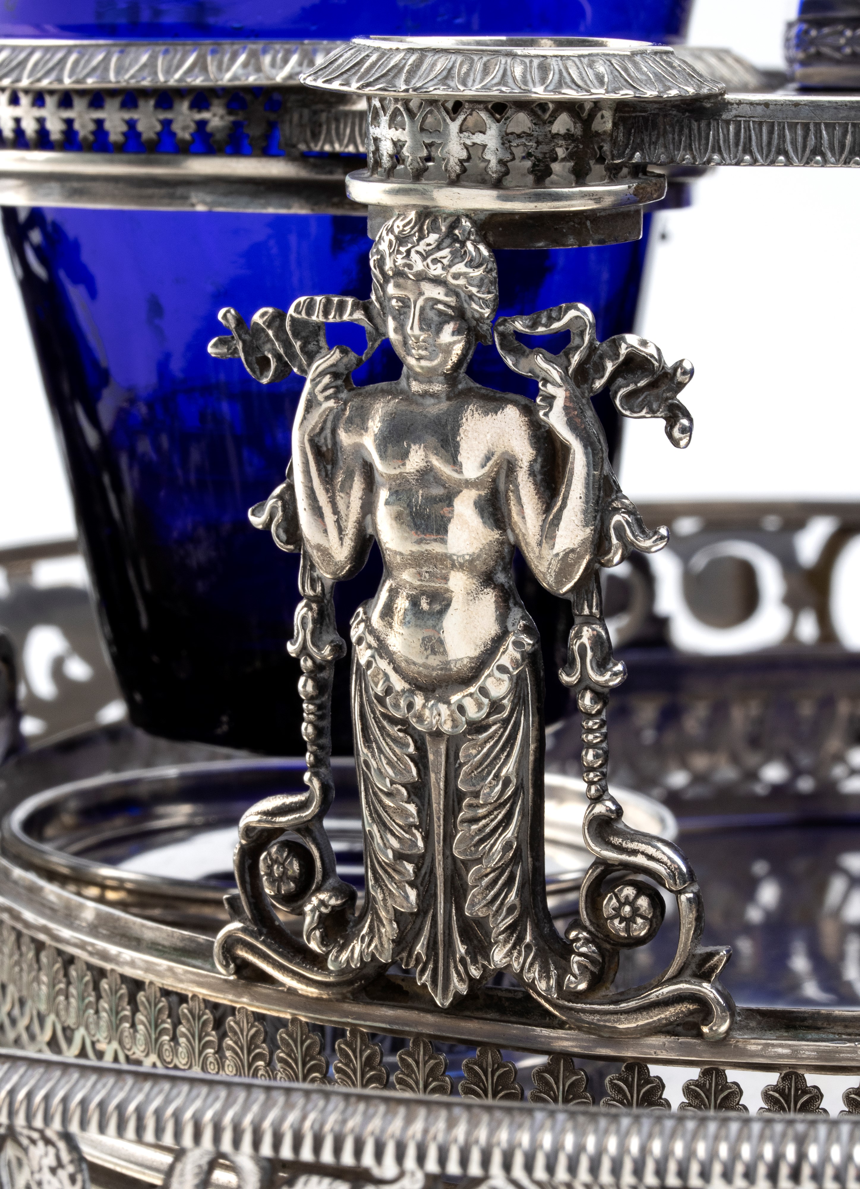 Portaliquori francese in argento