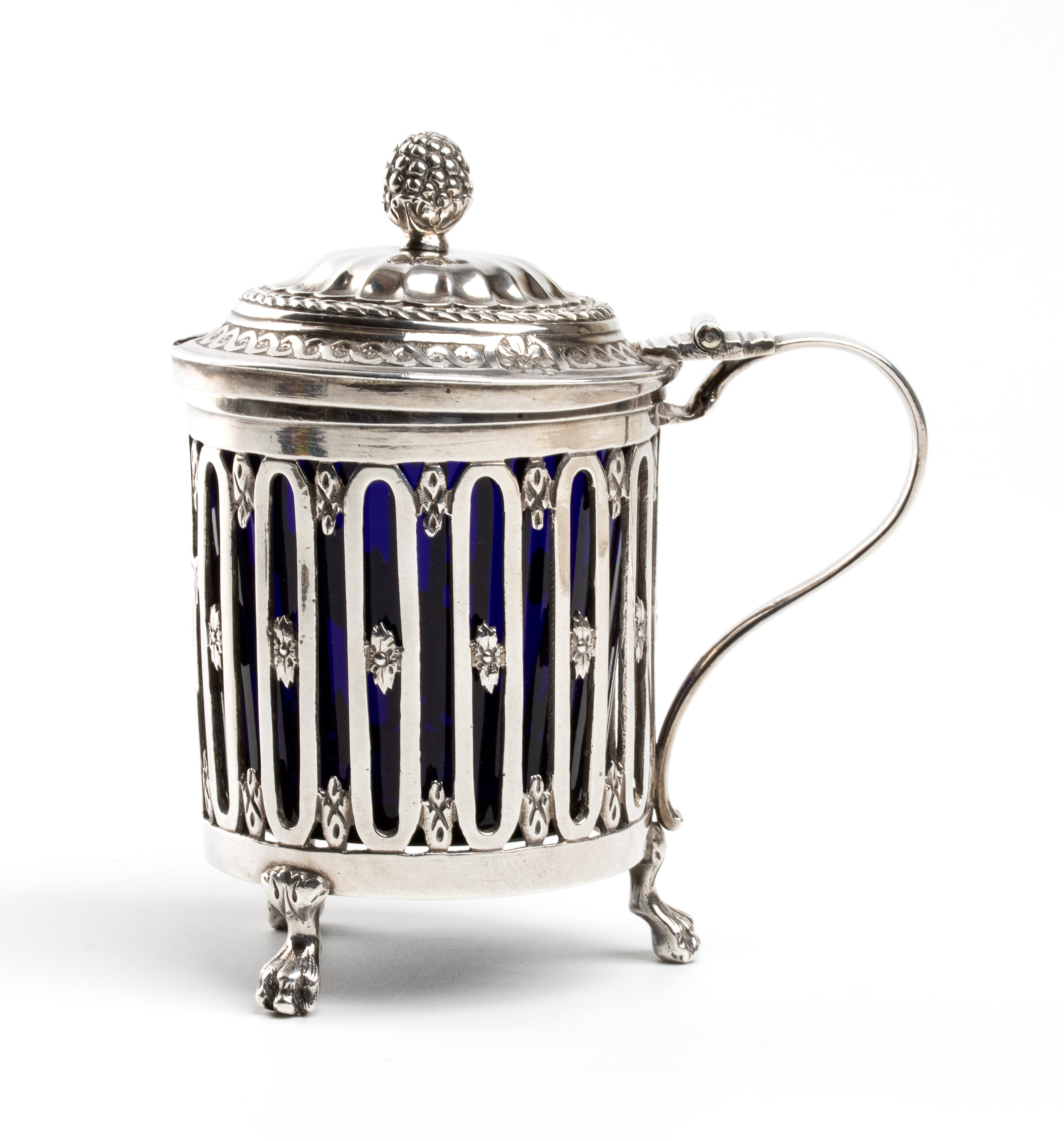 Mostardiera francese in argento