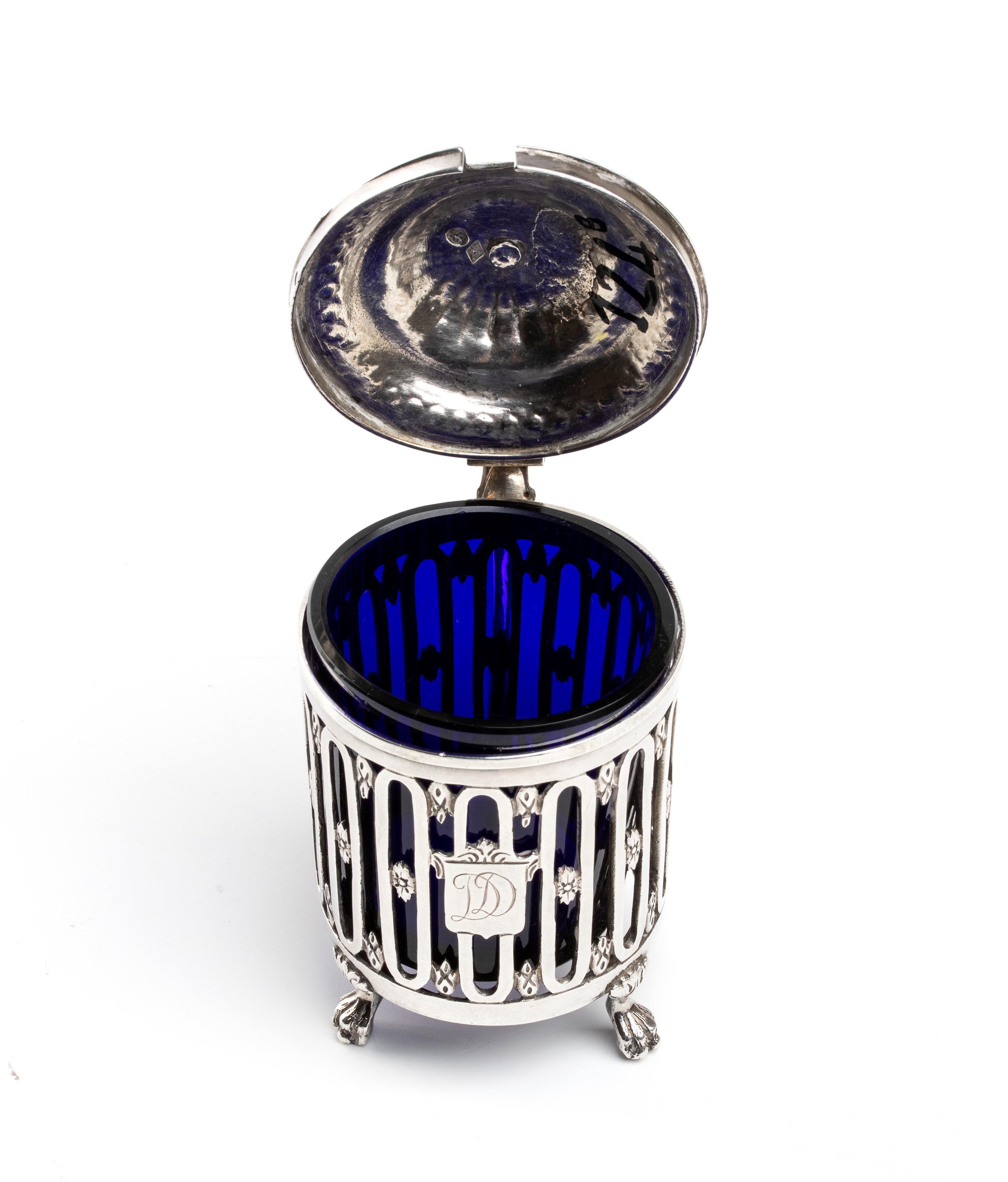 Mostardiera francese in argento