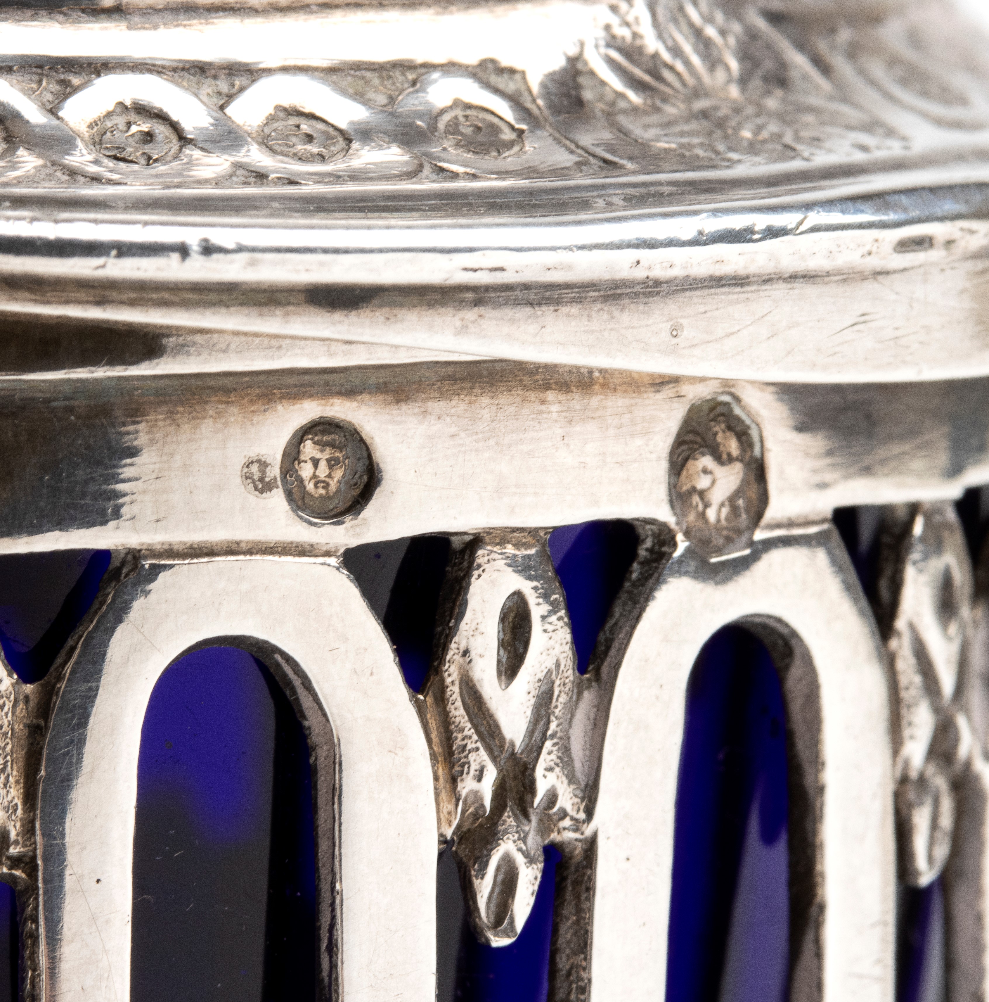 Mostardiera francese in argento