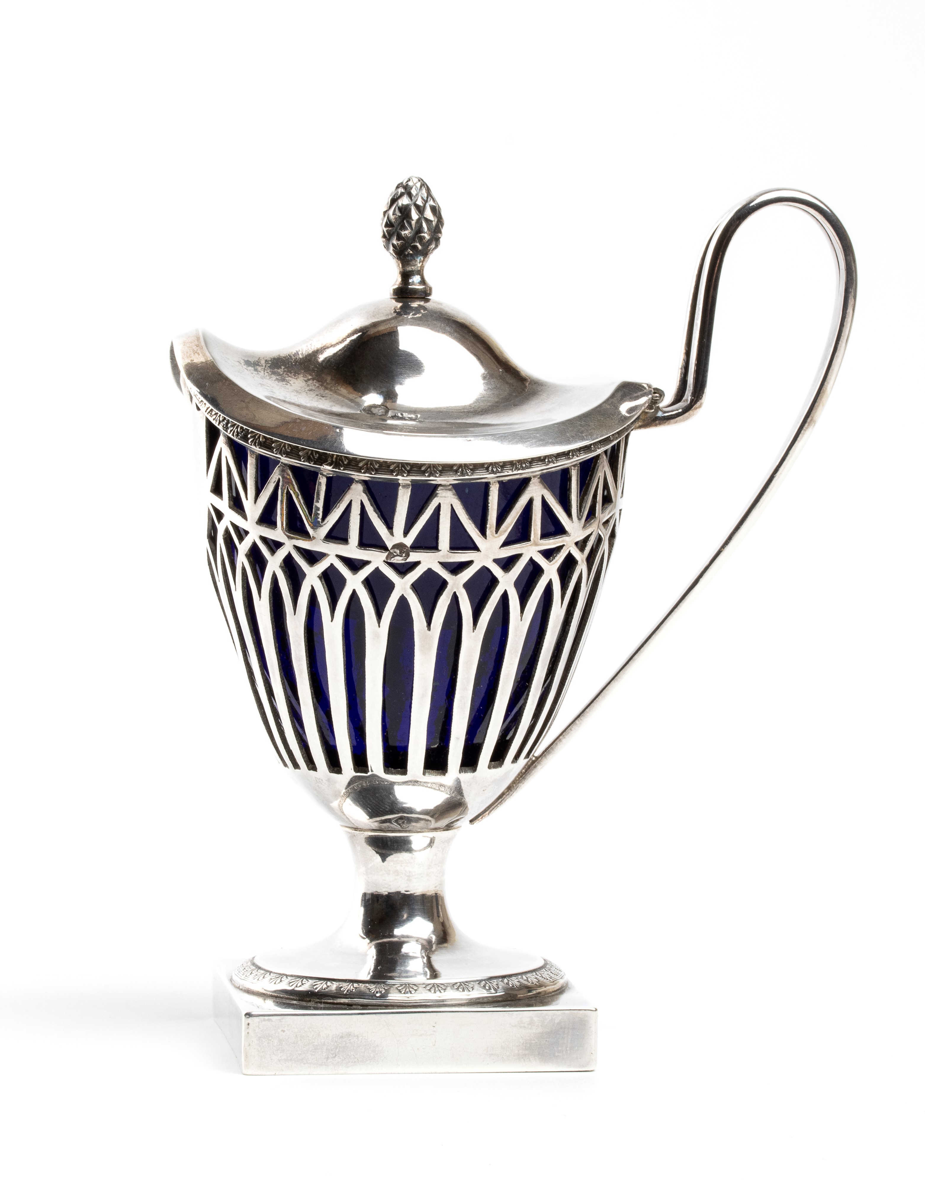 Mostardiera francese in argento