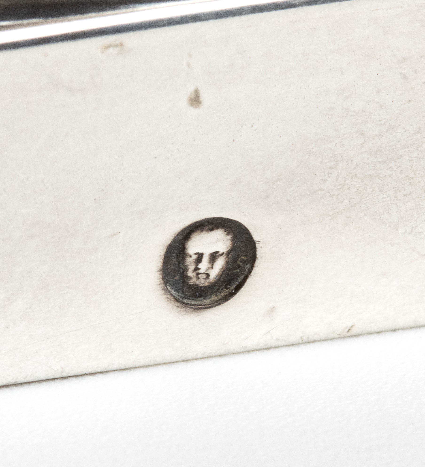 Mostardiera francese in argento