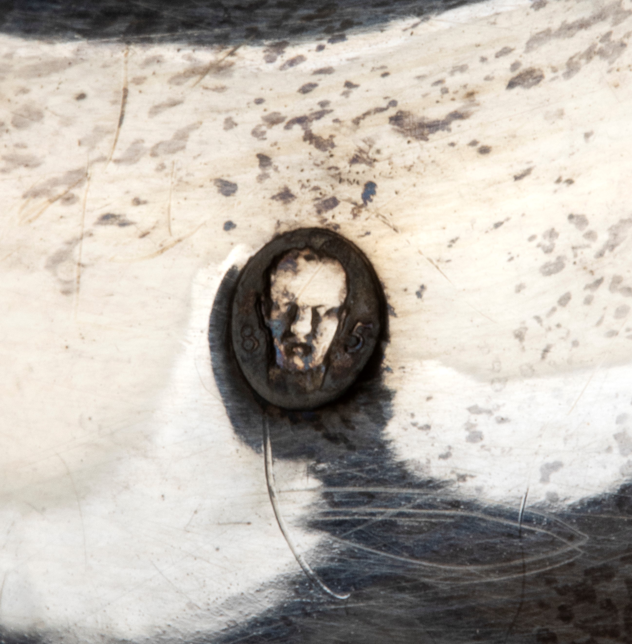 Mostardiera francese in argento