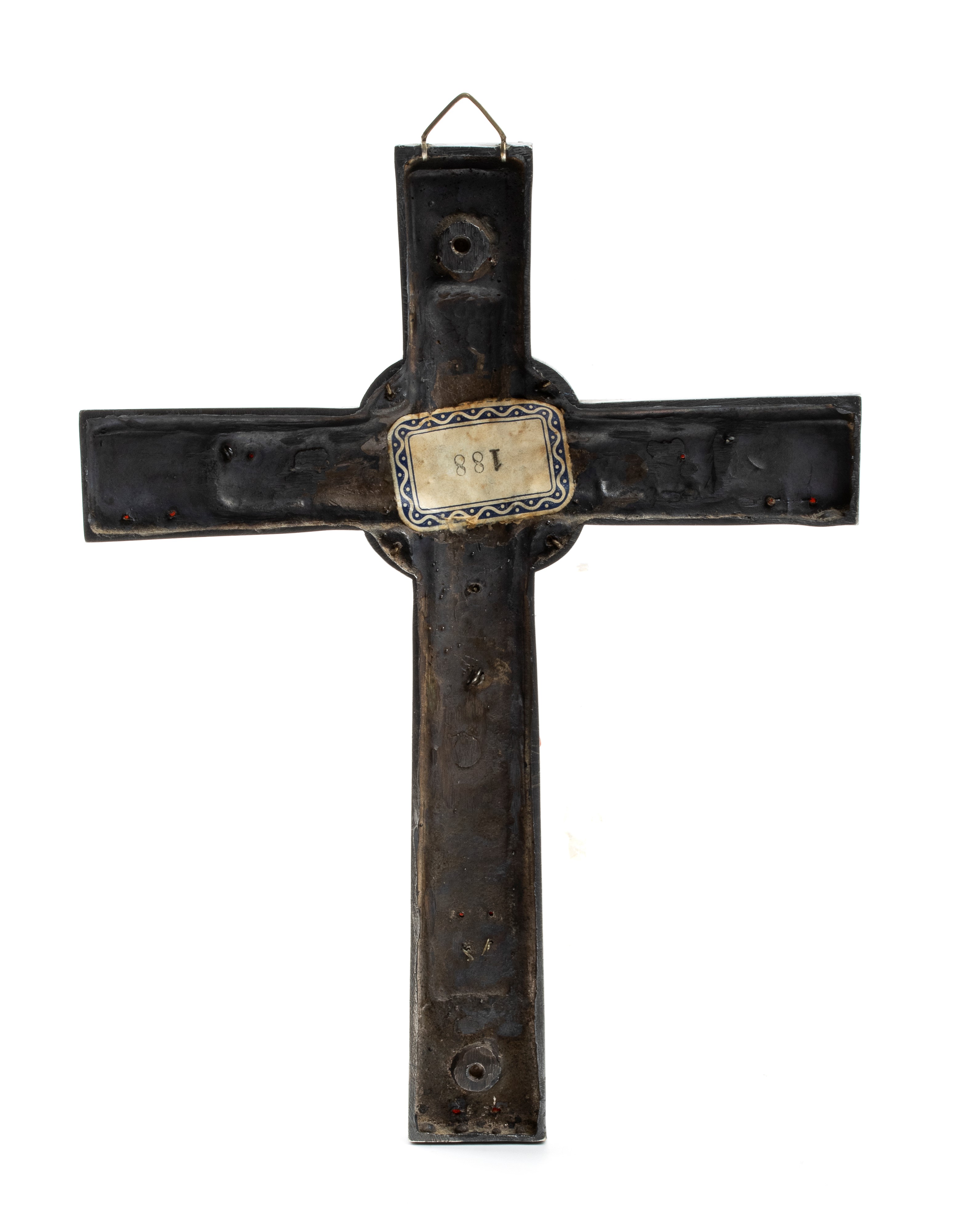 Crocifisso, Corpus Christi in corallo rosso e argento, XVIII–XIX secolo (Italia meridionale)