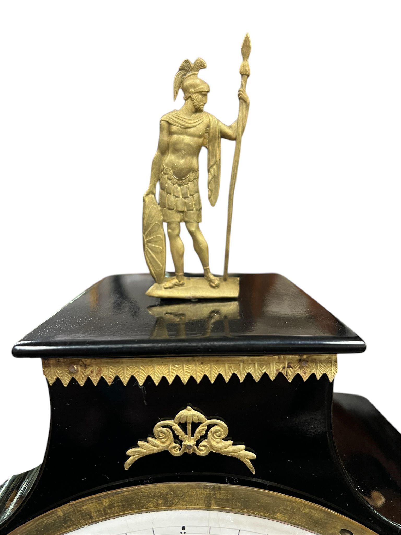 Orologio da appoggio Biedermeier viennese con automa