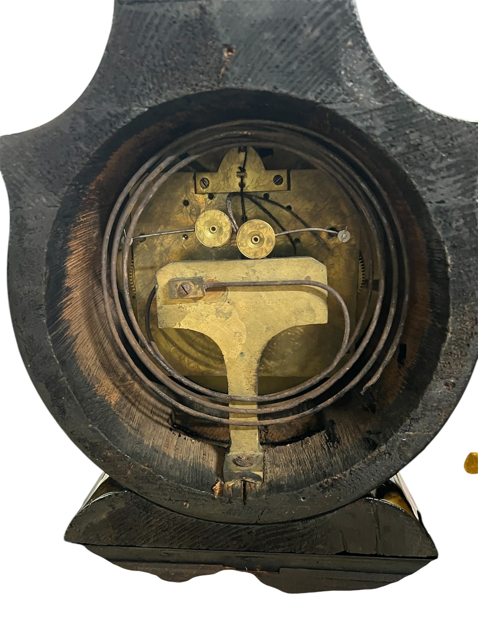 Orologio da appoggio Biedermeier viennese con automa