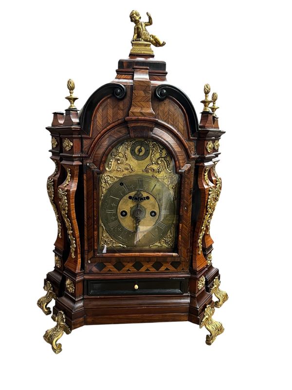 Giorgi Pietro, canonico di Velletri - Italian table clock, Louis XV